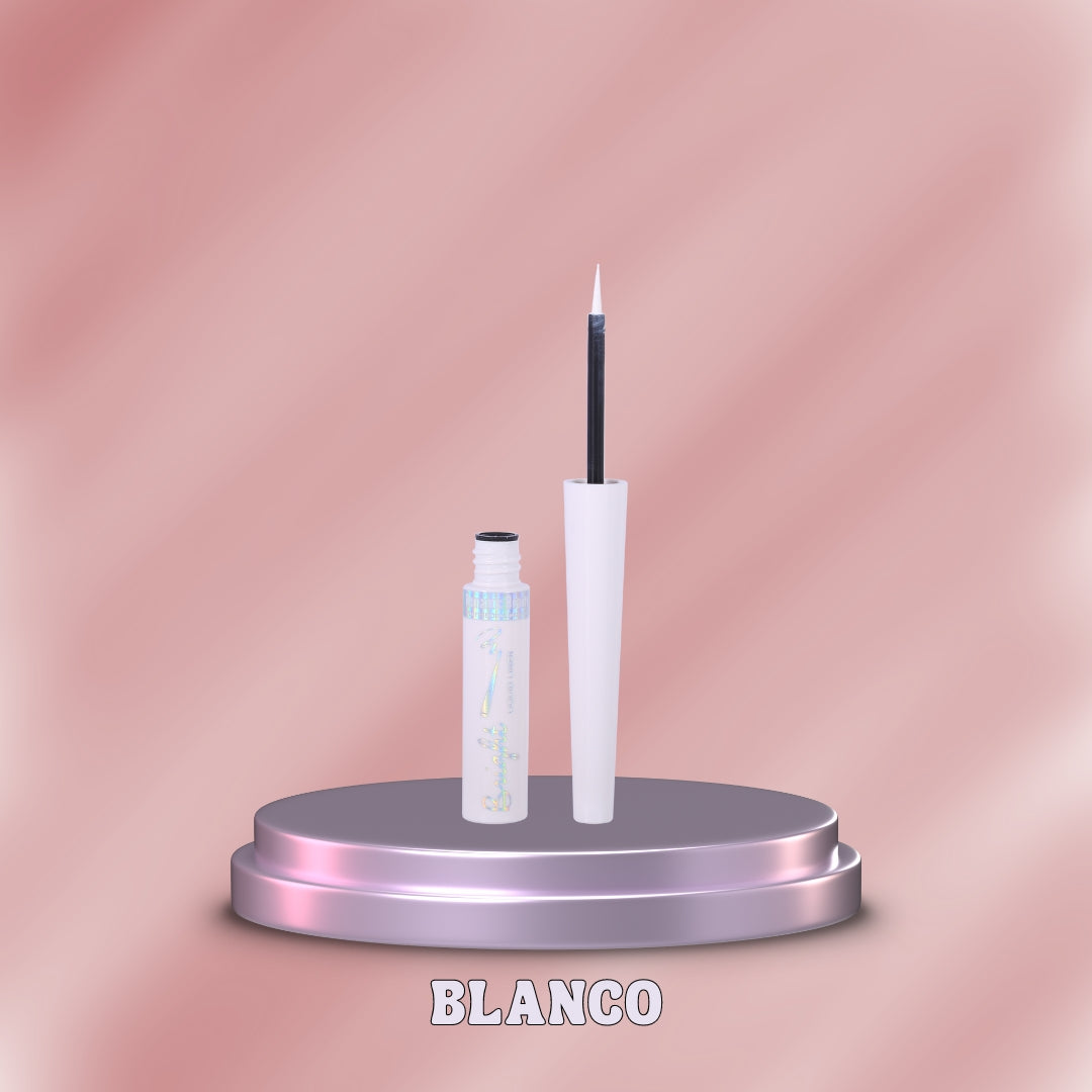 Romantic Beauty Bright Color Waterproof Eyeliner - Blanco