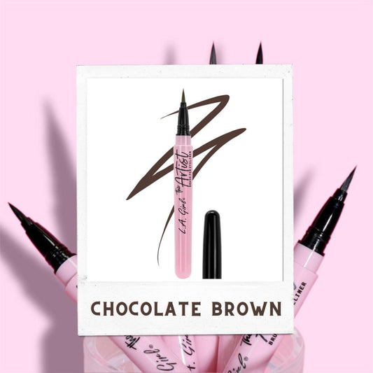 L.A. Girl Artist Brush Pen Eyeliner - Chocolate Brown