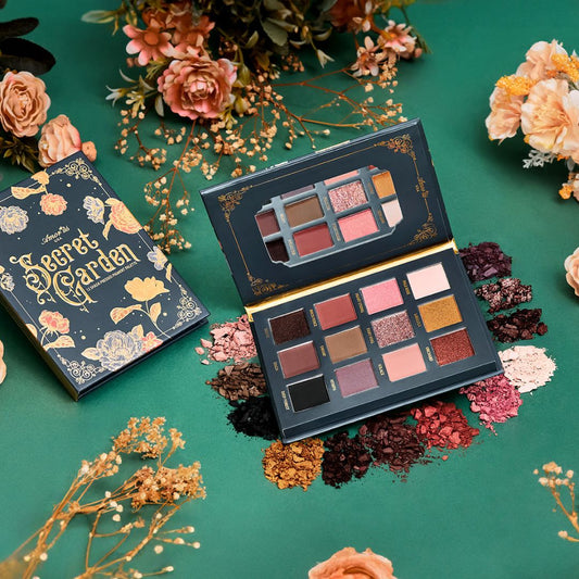 Amor Us Secret Garden 12 Shade Pressed Pigment Palette