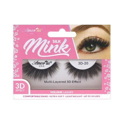 Amor Us 3D Silk Mink Lashes 20