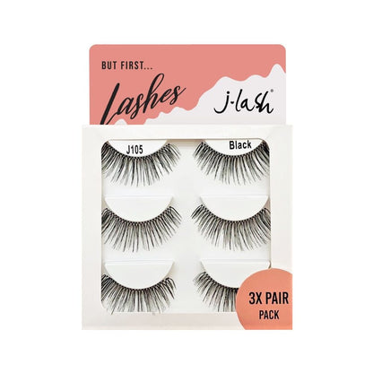 J Lash Set 3 Pares de Pestañas J105