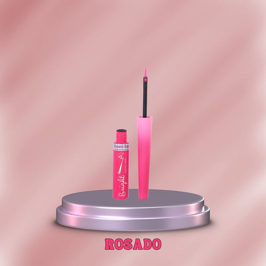 Romantic Beauty Bright Color Waterproof Eyeliner - Rosado