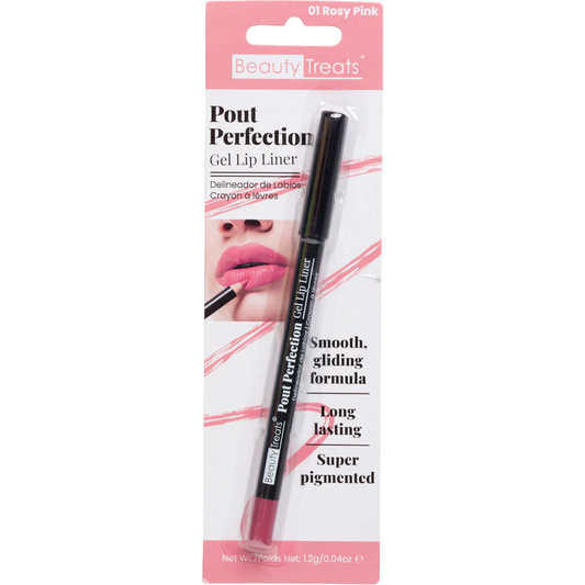 BeautyTreats Pout Perfection Gel Lip Liner - Rosy Pink