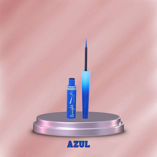 Romantic Beauty Bright Color Waterproof Eyeliner - Azul