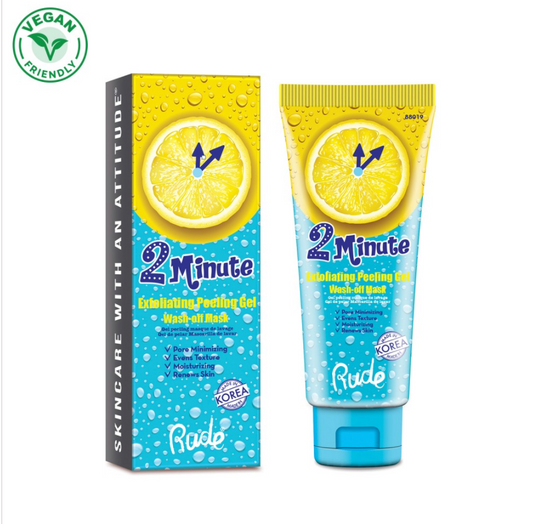 Rude 2 Minute Exfoliating Peeling Gel Wash-off Mask