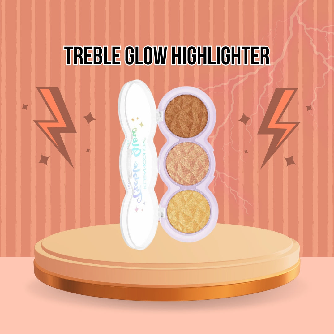 KLEANCOLOR TREBLE GLOW HIGHLIGHTER TRIO STARSTRUCK