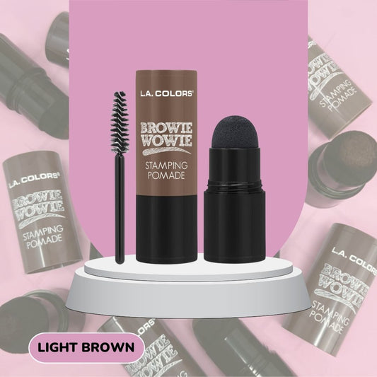 L.A. Colors Browie Wowie Brow Stamp Kit - Light Brown