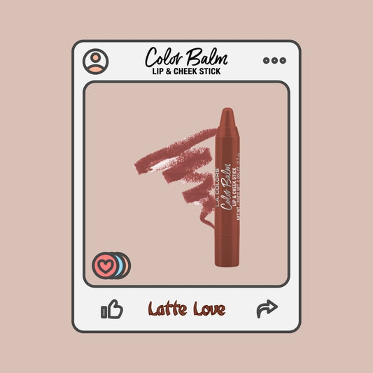 L.A. Colors Color Balm Lip y Cheek stick - Latte Love