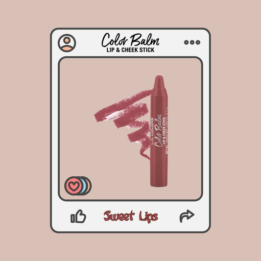 L.A. Colors Color Balm Lip y Cheek stick - Sweet Lips