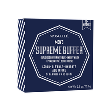 Cargar imagen en el visor de la galería, Spongelle Mens Triple Butter Supreme Buffer - Cedar Absolute
