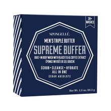 Cargar imagen en el visor de la galería, Spongelle Mens Triple Butter Supreme Buffer - Cedar Absolute
