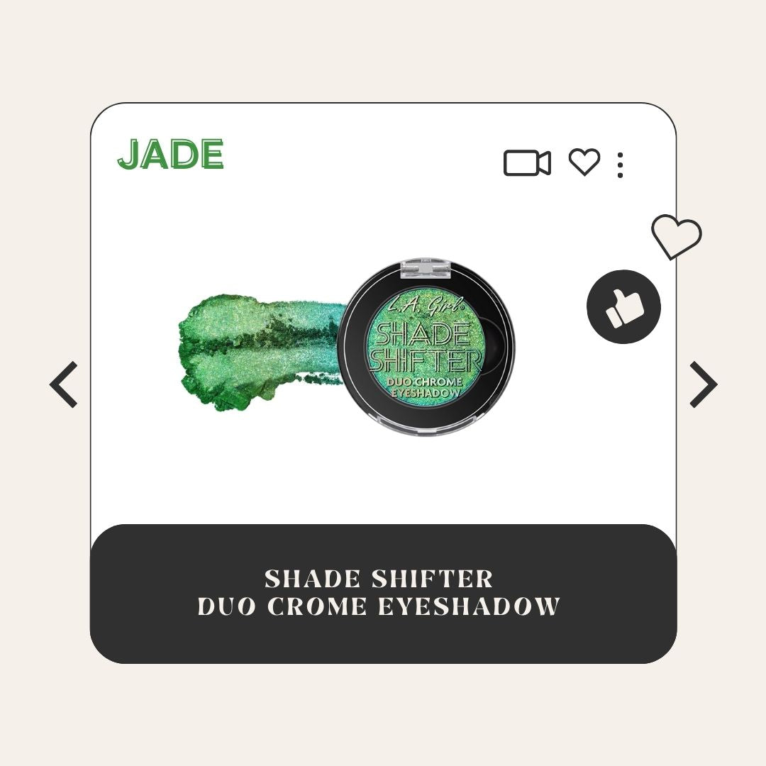 L.A Girl Shade Shifter Duo Chrome Eyeshadow - Jade