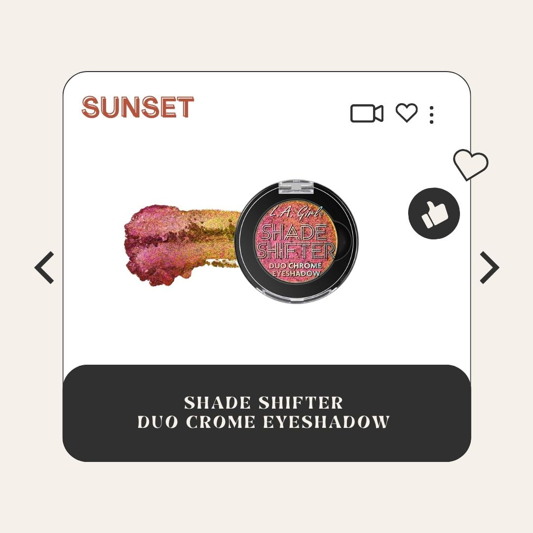 L.A. Girl Shade Shifter Duo Chrome Eyeshadow - Sunset