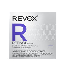 Cargar imagen en el visor de la galería, Revox B77 Retinol Daily Protection SPF20 50ml.
