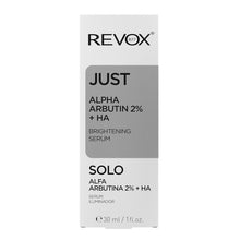 Cargar imagen en el visor de la galería, Revox B77 Just Alpha Arbutin 2% + HA Brightening Serum 30ml.
